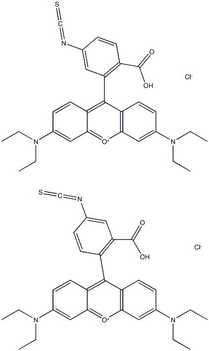 Rhodamine B isothiocyanate (mixed isomers) Struktur