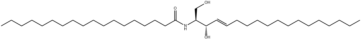 C18 L-threo Ceramide (d18:1/18:0) Struktur