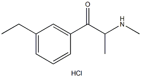 3-Ethylmethcathinone (hydrochloride) Struktur