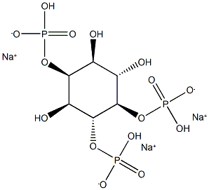 D-myo-Inositol-2,4,5-triphosphate (sodium salt) Struktur