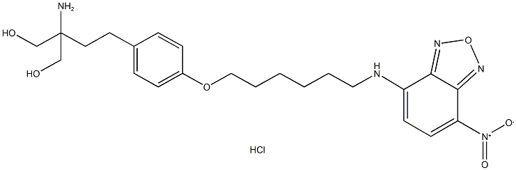 NBD-FTY720 phenoxy (hydrochloride) Struktur