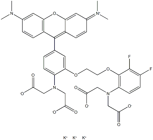 Rhod-FF (potassium salt) Struktur