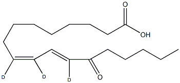 13-OxoODE-d3 Struktur