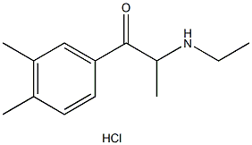 3,4-Dimethylethcathinone (hydrochloride) Struktur