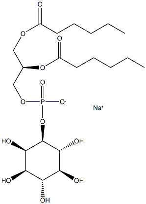 PtdIns-(1,2-dihexanoyl) (sodium salt) Struktur