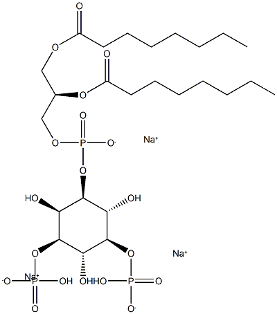 PtdIns-(3,5)-P2 (1,2-dioctanoyl) (sodium salt) Struktur