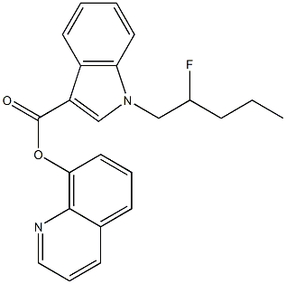 5-fluoro PB-22 N-(2-fluoropentyl) isomer Struktur