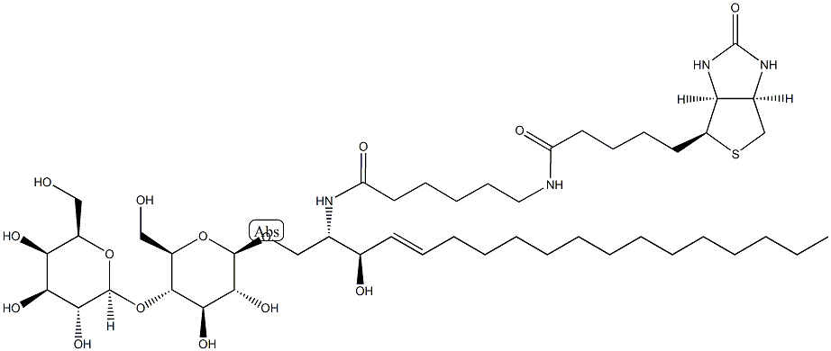 C6 Biotin Lactosylceramide (d18:1/6:0) Struktur