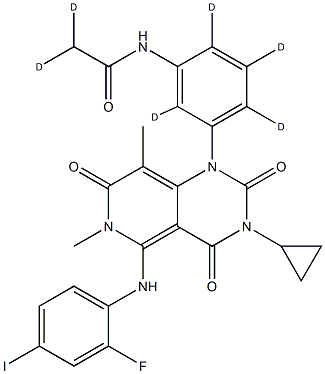 Trametinib-d6 Struktur