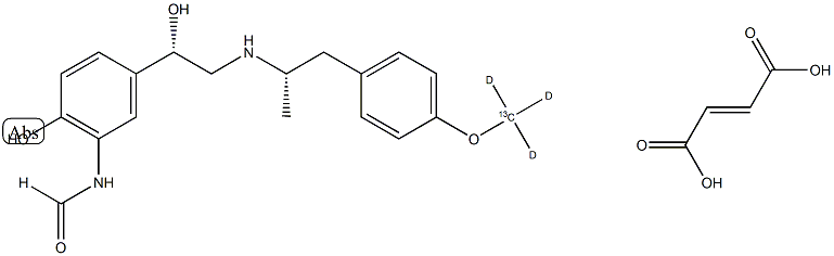 Formoterol-13C-d3 (hemifumarate) Struktur