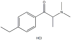 4-ethyl-N,N-Dimethylcathinone (hydrochloride) Struktur