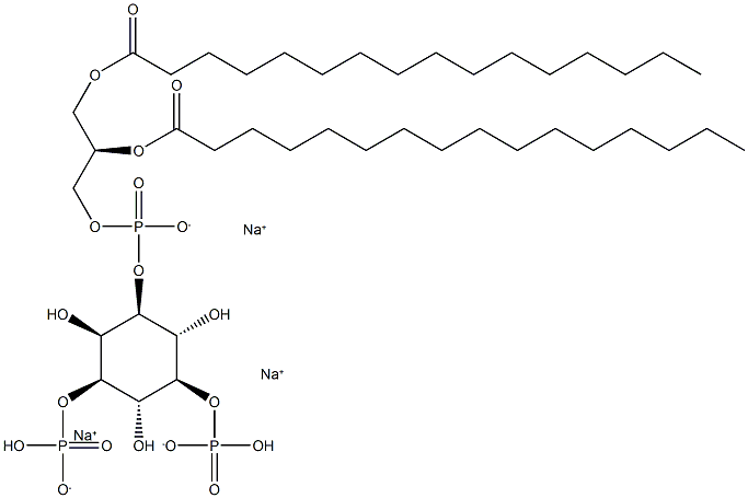 PtdIns-(3,5)-P2 (1,2-dipalmitoyl) (sodium salt), , 結(jié)構(gòu)式