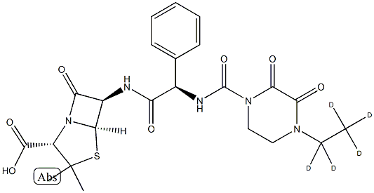 Piperacillin-d5 Struktur