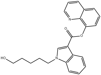 PB-22 N-(5-hydroxypentyl) metabolite Struktur