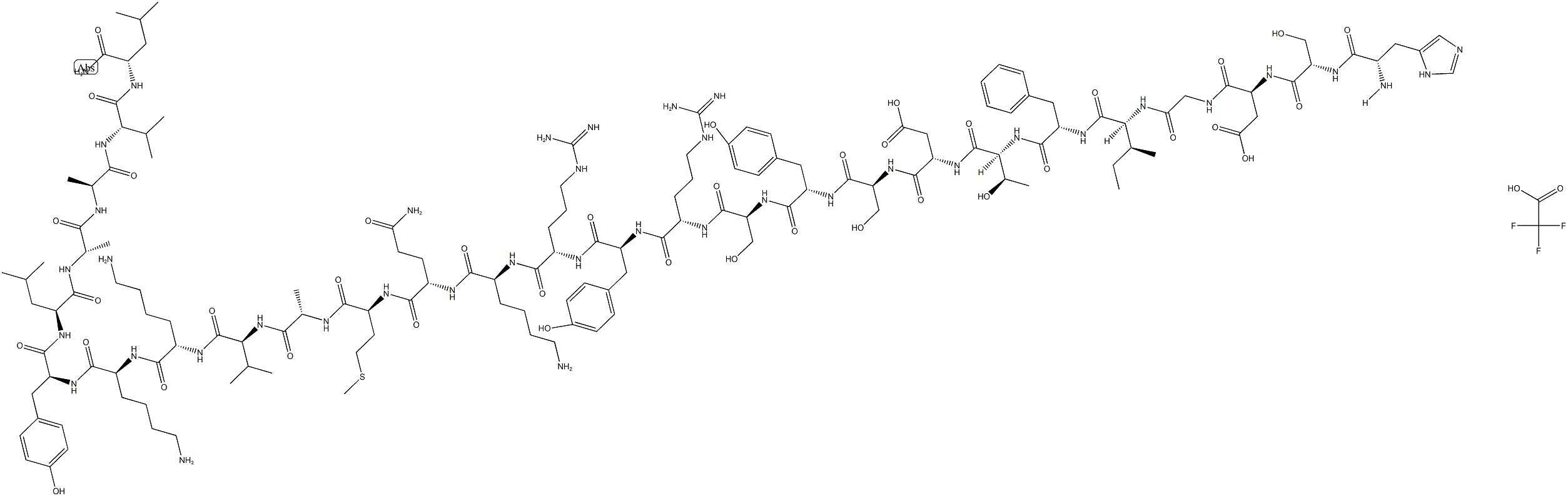 PACAP (1-27) (human, mouse, ovine, porcine, rat) (trifluoroacetate salt) Struktur