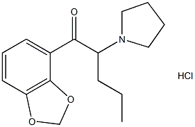 2,3-Methylenedioxy Pyrovalerone (hydrochloride) Struktur