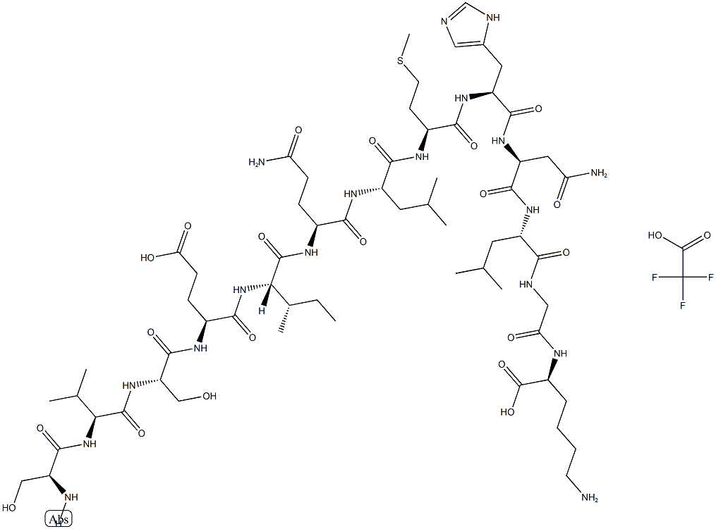 Parathyroid Hormone (1-13) (trifluoroacetate salt) Struktur