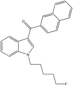 AM2201 2'-naphthyl isomer Struktur