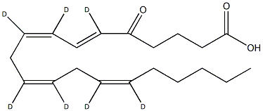 5-KETE-D7 Struktur