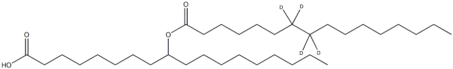 9-PAHSA-d4 Struktur