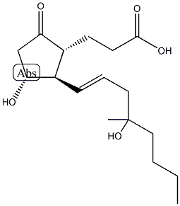 tetranor-Misoprostol Struktur