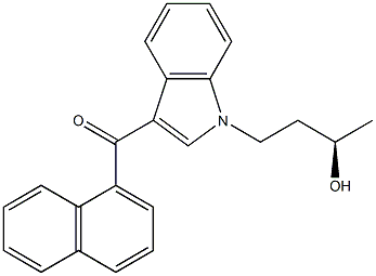 (R)-()-JWH 073 N-(3-hydroxybutyl) metabolite Struktur