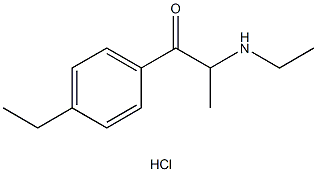 4-Ethylethcathinone (hydrochloride) Struktur