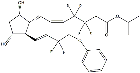 Tafluprost-d4 Struktur