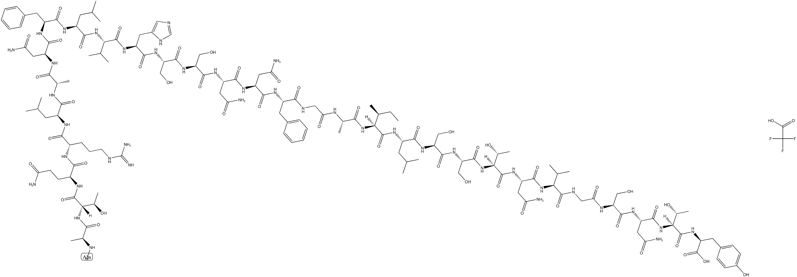 Amylin (8-37) (human) (trifluoroacetate salt) Struktur