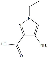 4-Amino-1-ethyl-1H-pyrazole-3-carboxylic acid Struktur