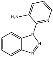 2-(1H-1,2,3-benzotriazol-1-yl)pyridin-3-amine Struktur