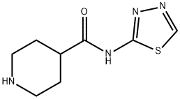 N-(1,3,4-thiadiazol-2-yl)piperidine-4-carboxamide Struktur