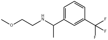 (2-methoxyethyl)({1-[3-(trifluoromethyl)phenyl]ethyl})amine Struktur