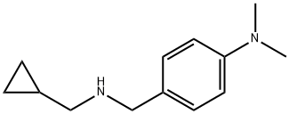 4-{[(cyclopropylmethyl)amino]methyl}-N,N-dimethylaniline Struktur