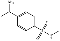 4-(1-aminoethyl)-N-methylbenzene-1-sulfonamide Struktur