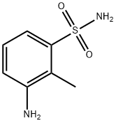 3-amino-2-methylbenzene-1-sulfonamide Struktur