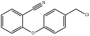 2-[4-(chloromethyl)phenoxy]benzonitrile Struktur