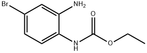 ethyl N-(2-amino-4-bromophenyl)carbamate Struktur