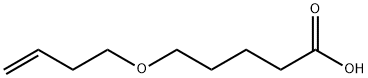 5-(but-3-en-1-yloxy)pentanoic acid Struktur