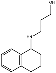 3-(1,2,3,4-tetrahydronaphthalen-1-ylamino)propan-1-ol Struktur