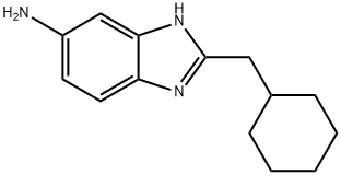 2-(cyclohexylmethyl)-1H-1,3-benzodiazol-5-amine Struktur