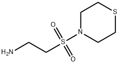 2-(thiomorpholine-4-sulfonyl)ethan-1-amine Struktur