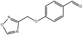 4-(1,2,4-oxadiazol-3-ylmethoxy)benzaldehyde Struktur