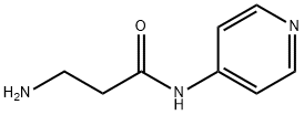 3-amino-N-pyridin-4-ylpropanamide Struktur