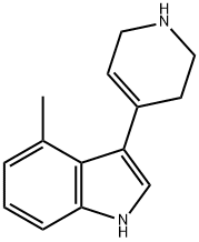 4-methyl-3-(1,2,3,6-tetrahydropyridin-4-yl)-1H-indole Struktur