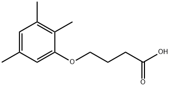 4-(2,3,5-trimethylphenoxy)butanoic acid Struktur