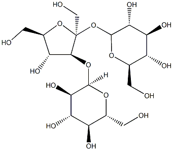 D-PLUS-MELEZITOSE HYDRATE Struktur