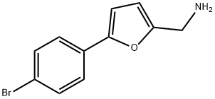 5-(4-BROMOPHENYL)-2-FURYL]METHYLAMINE HYDROCHLORIDE Struktur