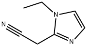 (1-ethyl-1H-imidazol-2-yl)acetonitrile(SALTDATA: HCl) Struktur