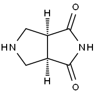 (3aR*,6aS*)-tetrahydropyrrolo[3,4-c]pyrrole-1,3(2H,3aH)-dione(SALTDATA: HCl 0.5H2O) Struktur